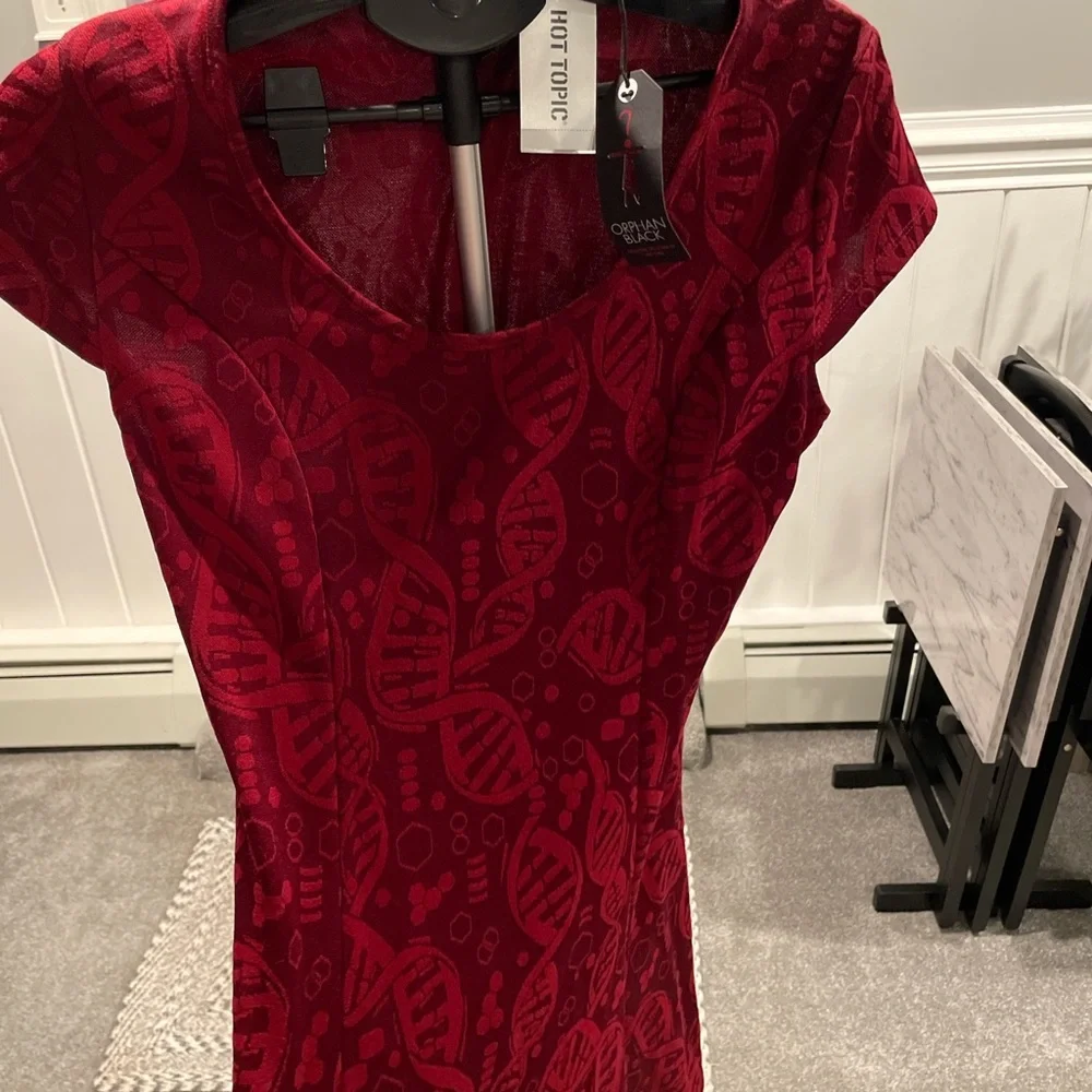 Hot Topic Red Mini Dress - Picture 2 of 5